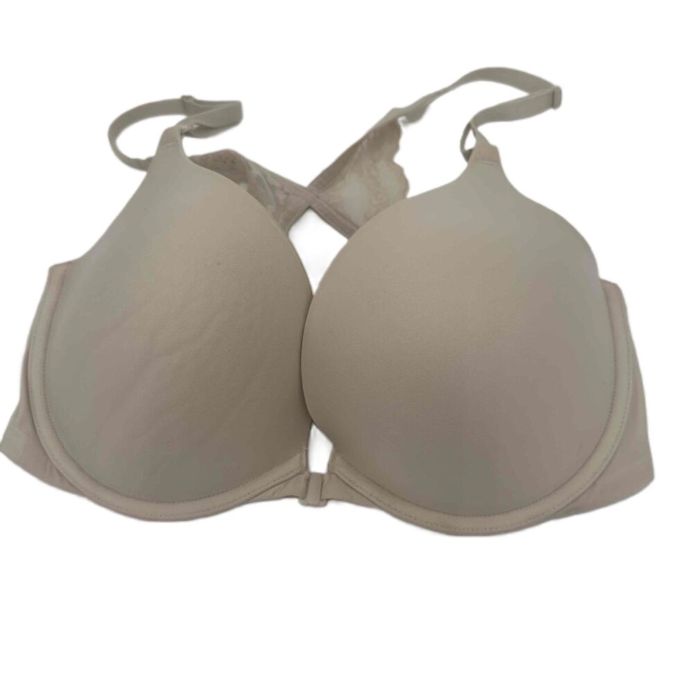 Victoria's Secret White Underwire Adjustable Straps Push-Up Bra Size 34DD